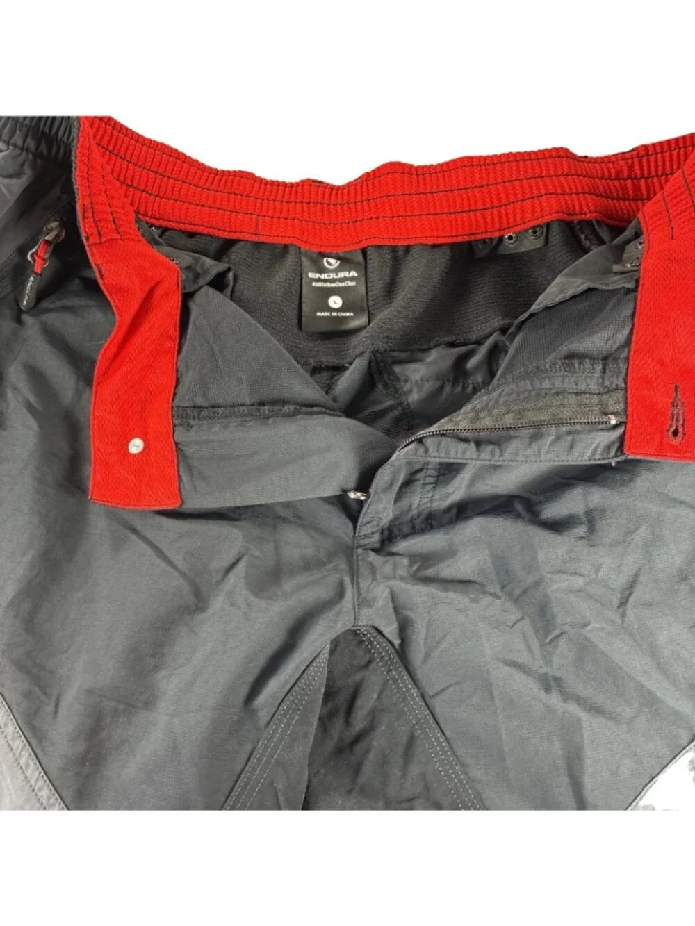 Endura Hummvee II Cycling Shorts Mens Large Black MTB Mountain Bike With Liner